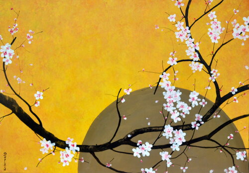 "Hanami" van Sophie Duplain, Schilderij te koop op Singulart