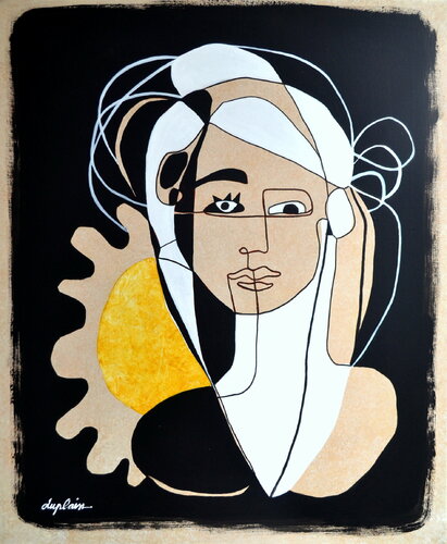 "Femme au Soleil" di Sophie Duplain, Pittura in vendita su Singulart