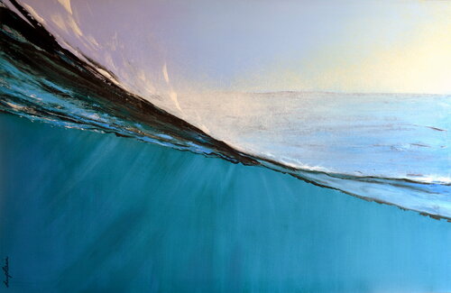 "L'Eau de Là" 2 van Sophie Duplain, Schilderij te koop op Singulart