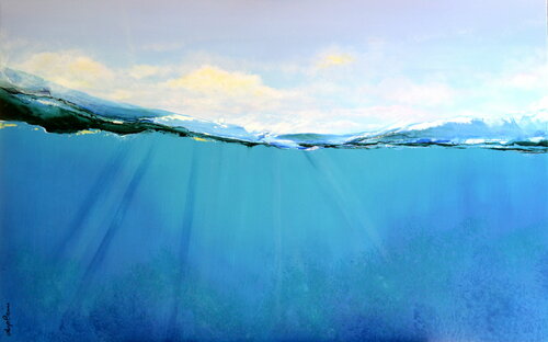 "Entre Ciel et Mer" di Sophie Duplain, Pittura in vendita su Singulart