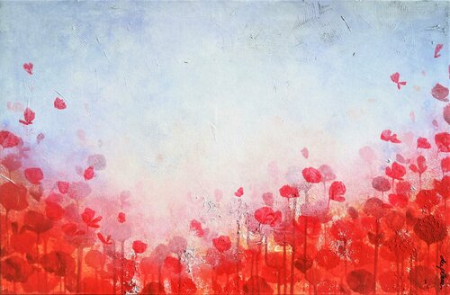 "Rouge Grenadine" di Sophie Duplain, Pittura in vendita su Singulart