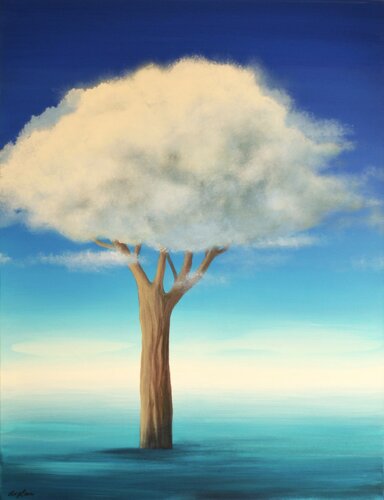 "Lagunaire" par Sophie Duplain, Peinture en vente sur Singulart