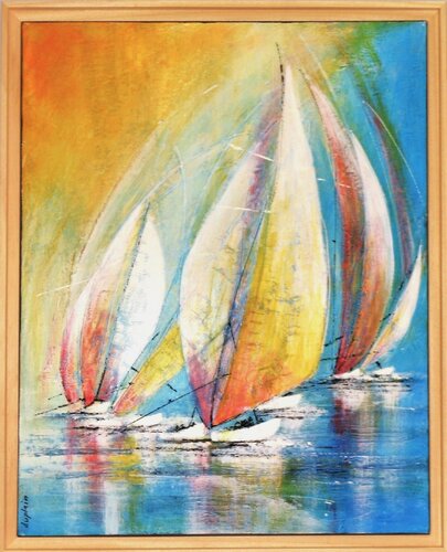 "Speed 2" di Sophie Duplain, Pittura in vendita su Singulart