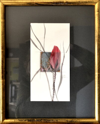 "Bouton de Lotus" di Sophie Duplain, Opera su carta in vendita su Singulart