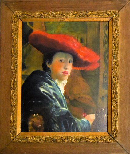 "Le Chapeau Rouge" di Sophie Duplain, Pittura in vendita su Singulart