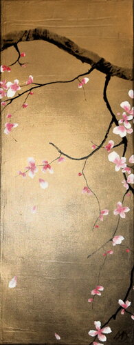 "L'Ombre du Sakura" van Sophie Duplain, Schilderij te koop op Singulart