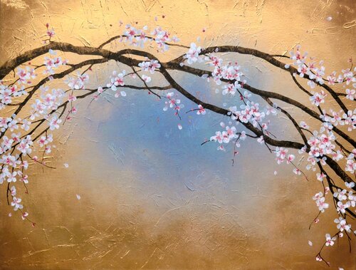 "Sous le Cerisier" di Sophie Duplain, Pittura in vendita su Singulart