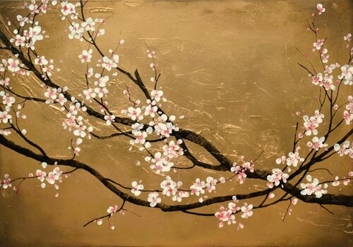 "Golden Bronze Spring" di Sophie Duplain, Pittura in vendita su Singulart
