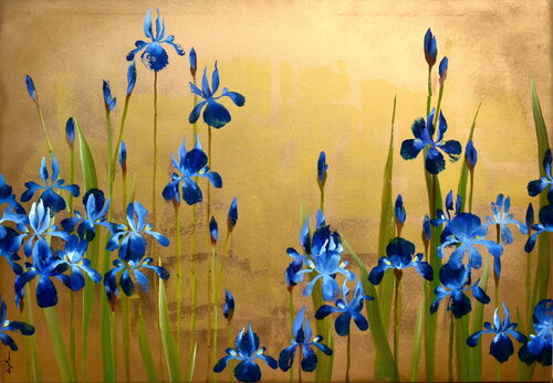 "Iris" di Sophie Duplain, Pittura in vendita su Singulart