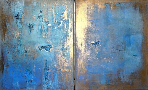"L'Or Bleu 2" di Sophie Duplain, Pittura in vendita su Singulart