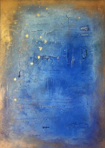 "Dans le Bleu qui Pétille" de Sophie Duplain, Pintura a la venta en Singulart