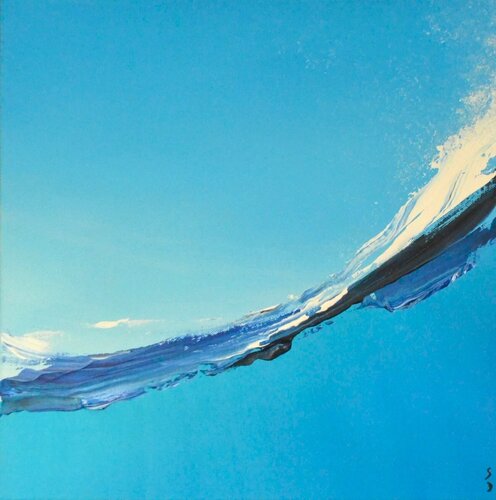 "Water" 3 di Sophie Duplain, Pittura in vendita su Singulart