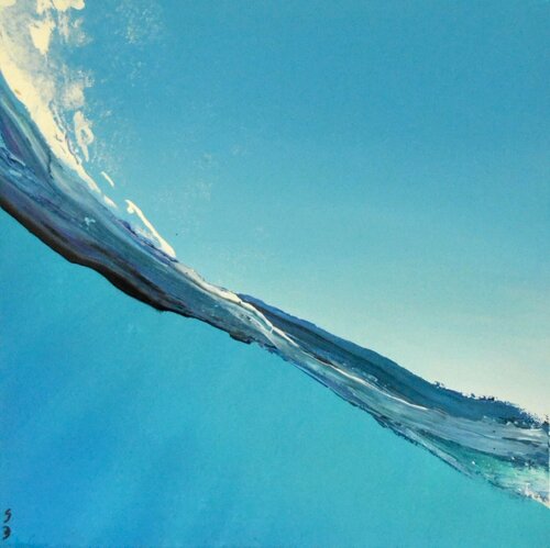 "Water" 4 di Sophie Duplain, Pittura in vendita su Singulart