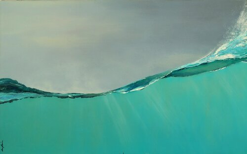 "Lumière d'Eau" di Sophie Duplain, Pittura in vendita su Singulart