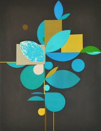 "d'Ombres Bleues" par Sophie Duplain, Peinture en vente sur Singulart