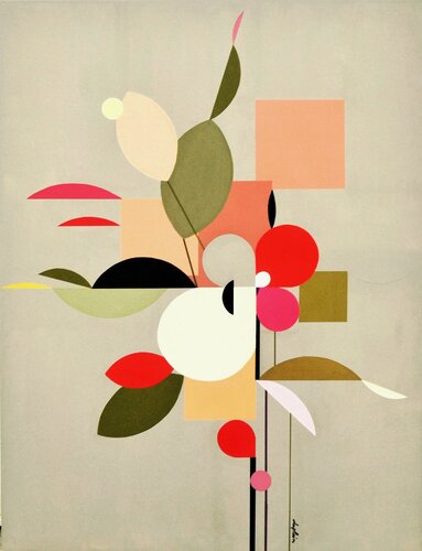 "Rose de Chine" by Sophie Duplain, Painting for Sale on Singulart