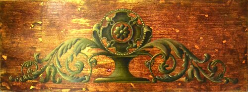 "Boiserie Jade et Or" van Sophie Duplain, Schilderij te koop op Singulart