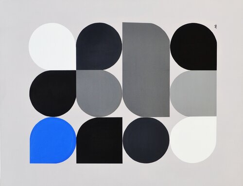 "Fleur Bleue" by Sophie Duplain, 油畫 for Sale on Singulart