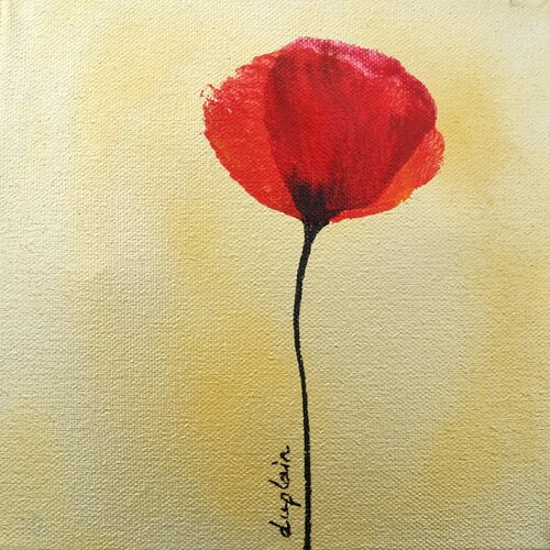 Papavero, 7 by Sophie Duplain, Painting for Sale on Singulart