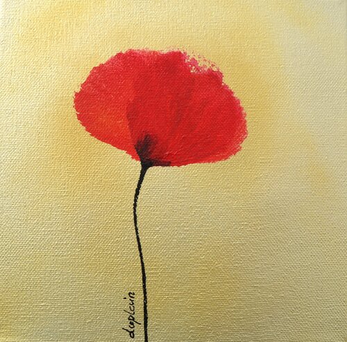 Papavero, 5 by Sophie Duplain, Painting for Sale on Singulart