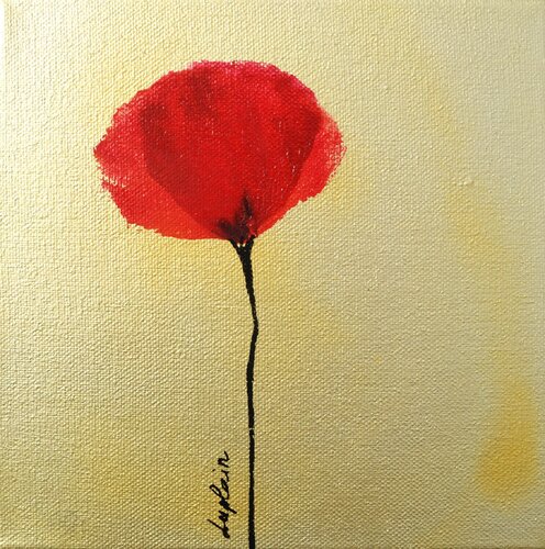 Papavero, 3 by Sophie Duplain, Painting for Sale on Singulart