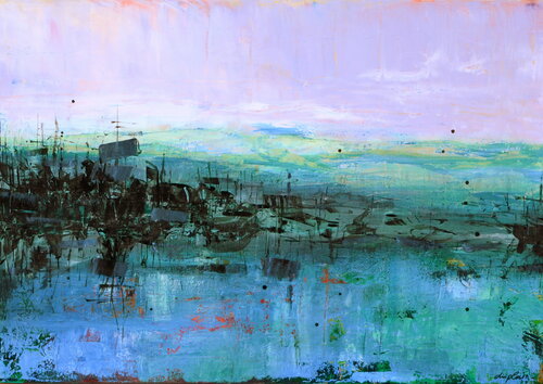 "Ghosts of the Pacific" di Sophie Duplain, Pittura in vendita su Singulart