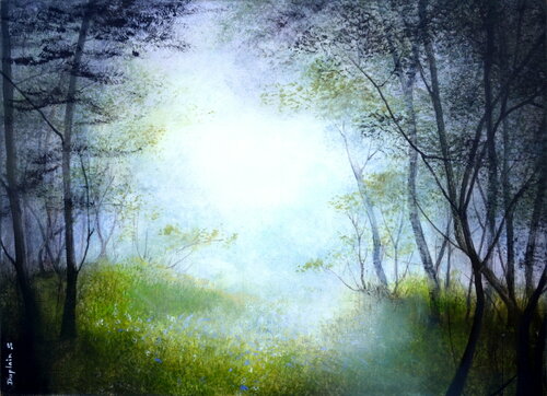 "Luminescence" di Sophie Duplain, Pittura in vendita su Singulart