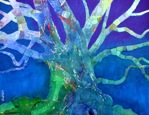 "L'Arbre Paon" van Sophie Duplain, Schilderij te koop op Singulart