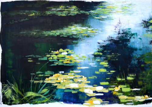 "Au Détour de L'Ombre" di Sophie Duplain, Pittura in vendita su Singulart