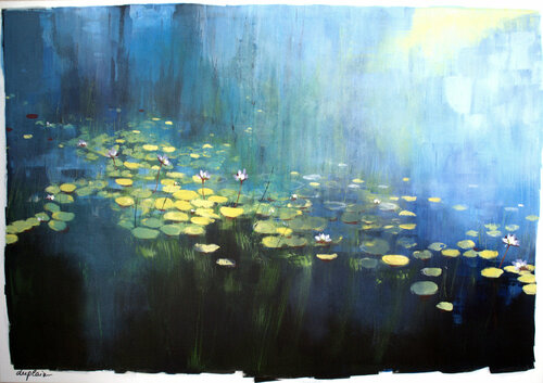 "Secret Garden" di Sophie Duplain, Pittura in vendita su Singulart