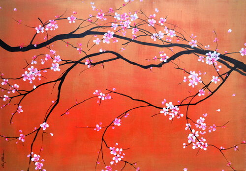 "L'Arche Sakura" van Sophie Duplain, Schilderij te koop op Singulart