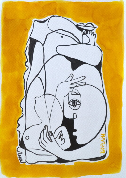 "Composition Jaune" Sophie Duplain