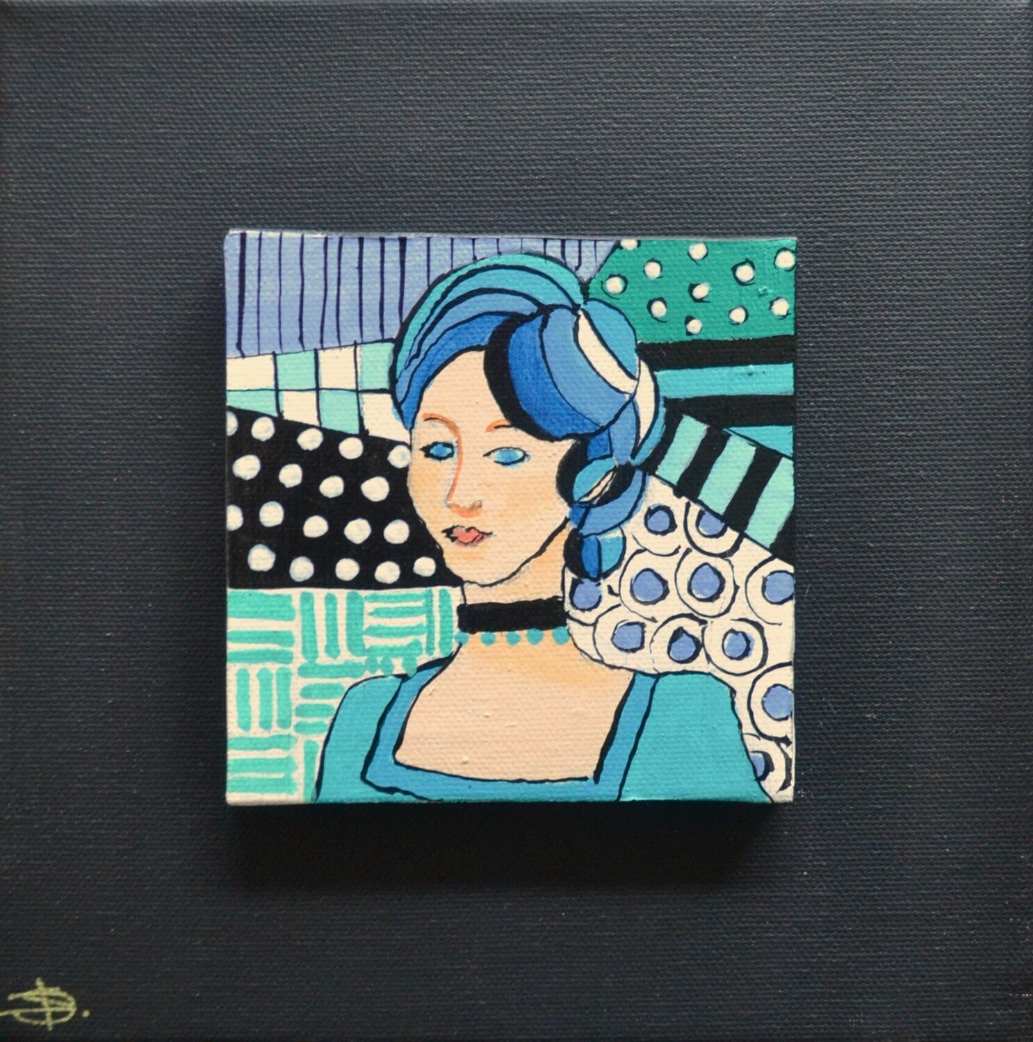 "Femme en Bleu" Sophie Duplain
