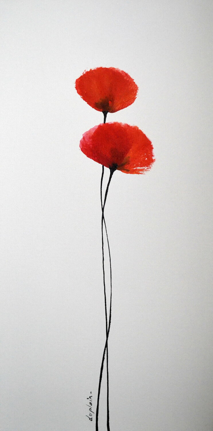 " Deux p'tits Coquelicots " Sophie Duplain