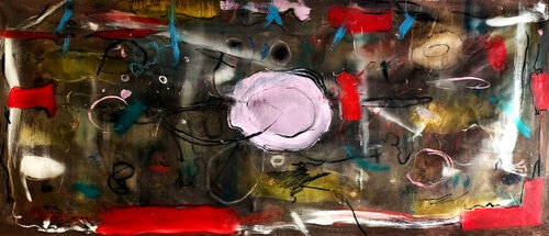 Pink Object van Karel Stoop, Schilderij te koop op Singulart