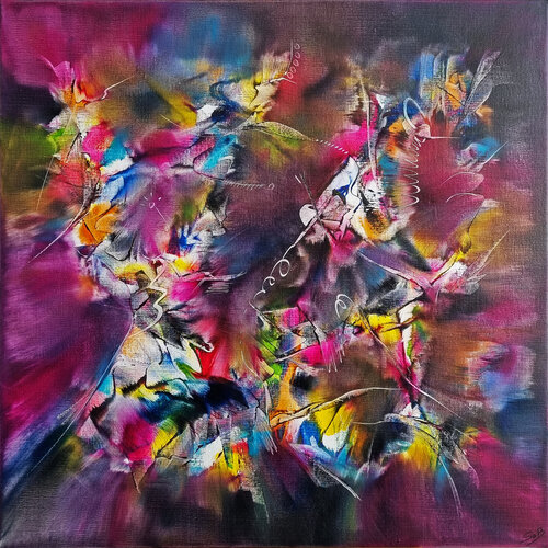 Purpurine van Sabrina VIOLA, Schilderij te koop op Singulart