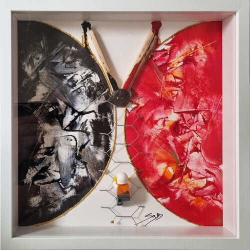 Butterfly par Sabrina VIOLA, Peinture en vente sur Singulart