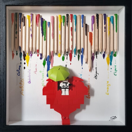 Le langage des couleurs von Sabrina VIOLA, Malerei kaufen auf Singulart