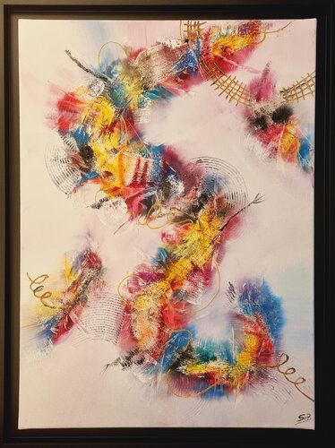 Au fil du temps von Sabrina VIOLA, Malerei kaufen auf Singulart