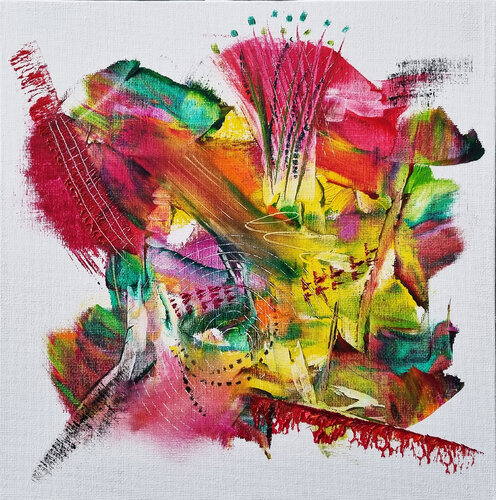Roseaux sauvages di Sabrina VIOLA, Pittura in vendita su Singulart