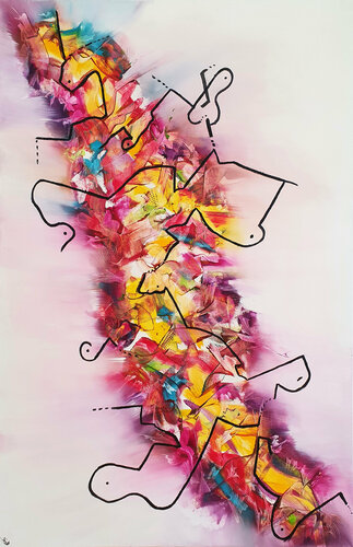 Cirque d'un jour van Sabrina VIOLA, Schilderij te koop op Singulart