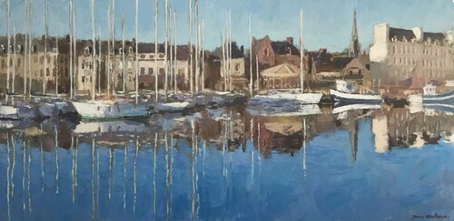 Le port, decembre. von James MacKeown, Malerei kaufen auf Singulart