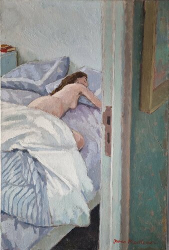 La porte ouverte. de James MacKeown, Pintura a la venta en Singulart