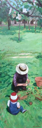 les jardiniers von James MacKeown, Malerei kaufen auf Singulart