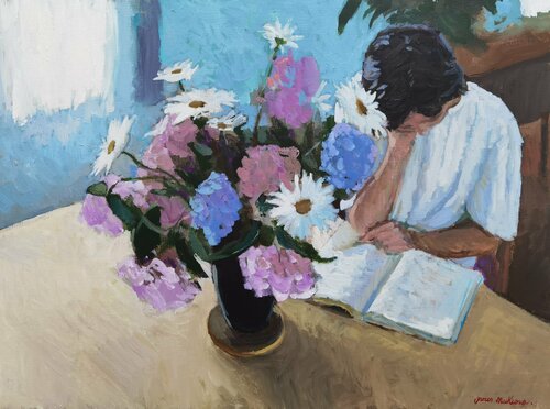 Les fleurs du jardin. von James MacKeown, Malerei kaufen auf Singulart