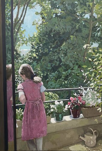 Le Balcon (près de Saint Jacut) von James MacKeown, Malerei kaufen auf Singulart