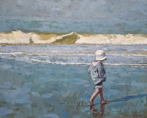 Le petit chapeau blanc. von James MacKeown, Malerei kaufen auf Singulart