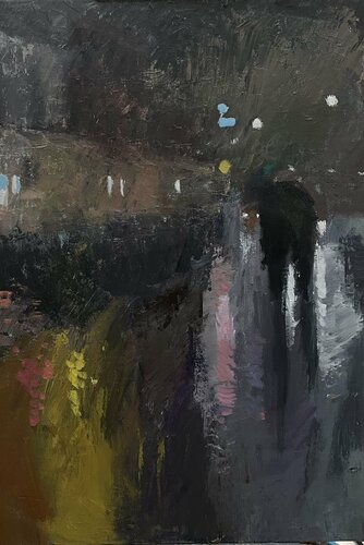 Sous la pluie van James MacKeown, Schilderij te koop op Singulart