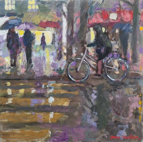 Les parapluies a paris. Septembre. James MacKeown