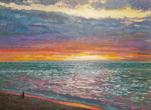 Le soleil couchant von James MacKeown, Malerei kaufen auf Singulart